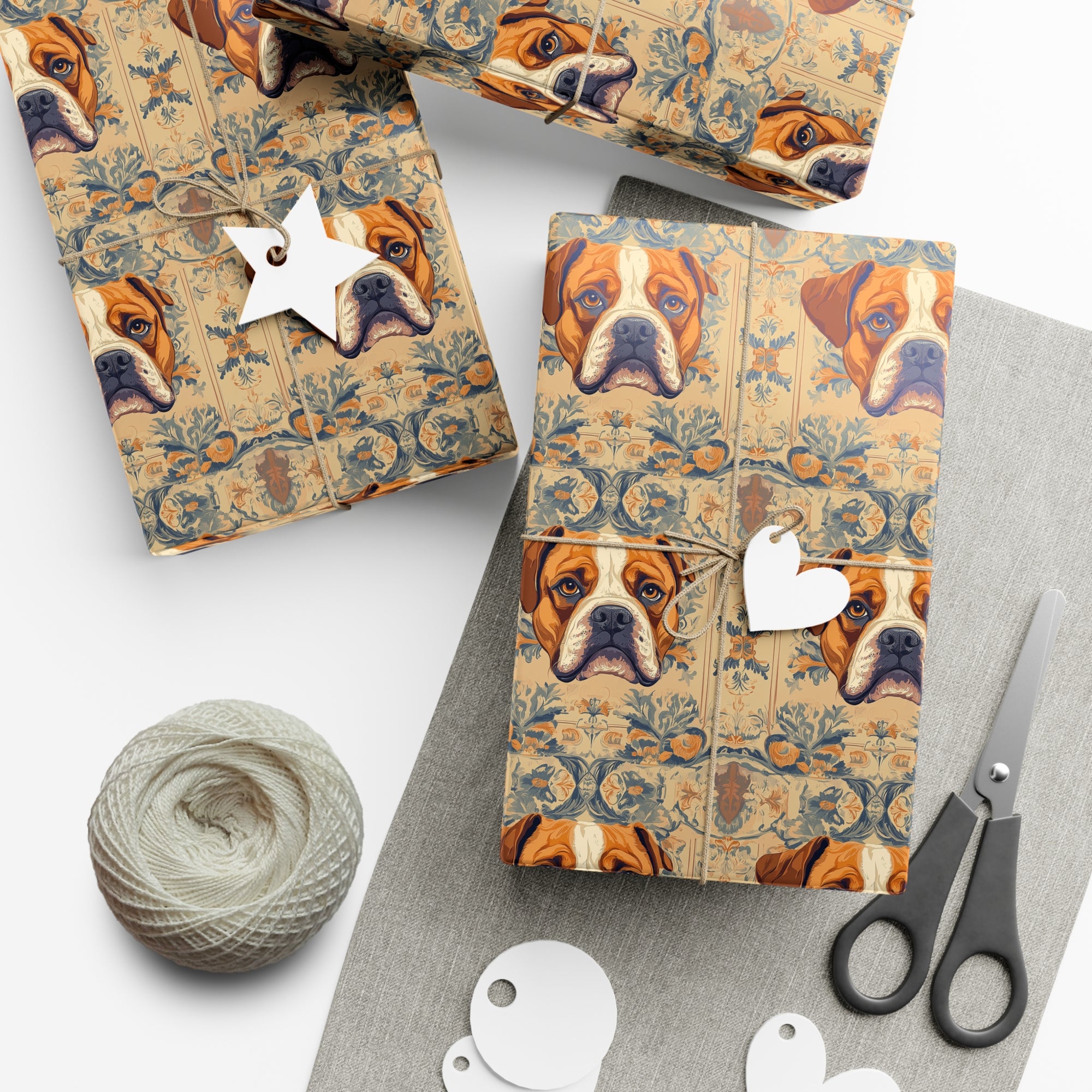 Bowtie Boxer Bliss Gift Wrap Papers