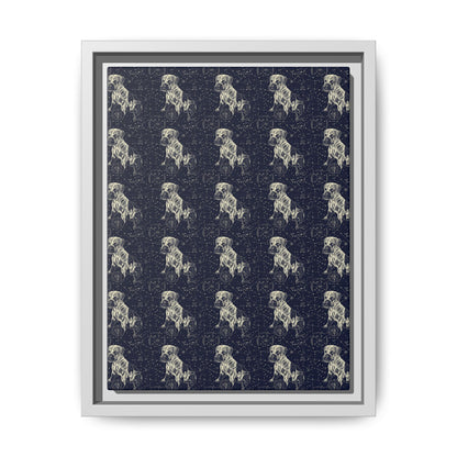 Celestial Boxer Bliss Matte Canvas, Framed