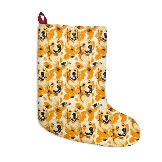 Golden Glitz 'n Glamour Woofwear Christmas Stockings