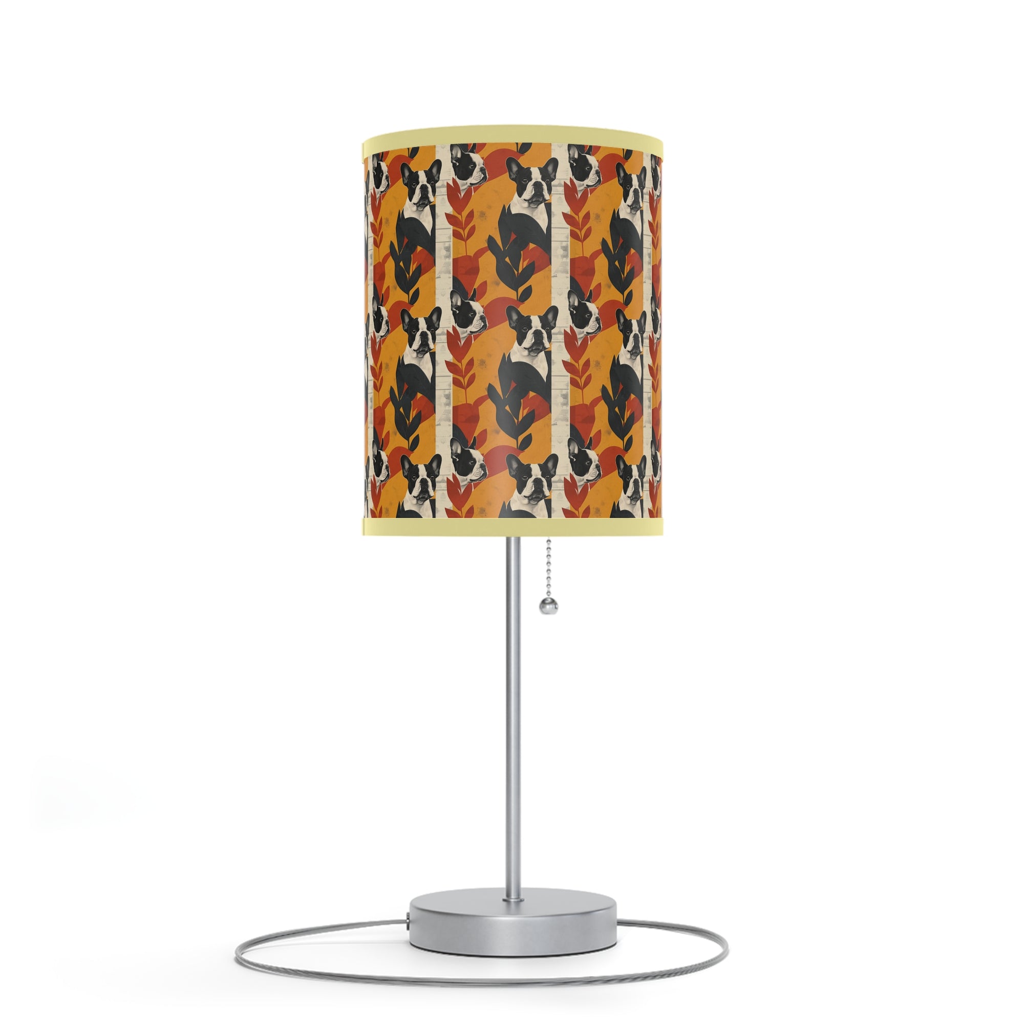 Chic Frenchie Charm Lamp on a Stand