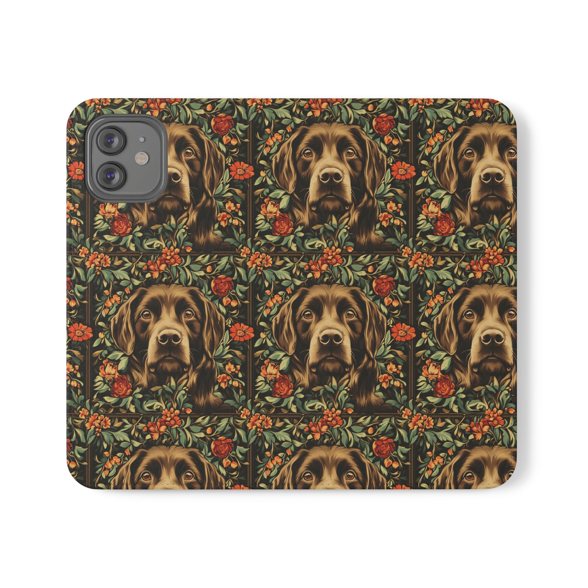 Labrador Lush Pooch Tapestry Flip Cases