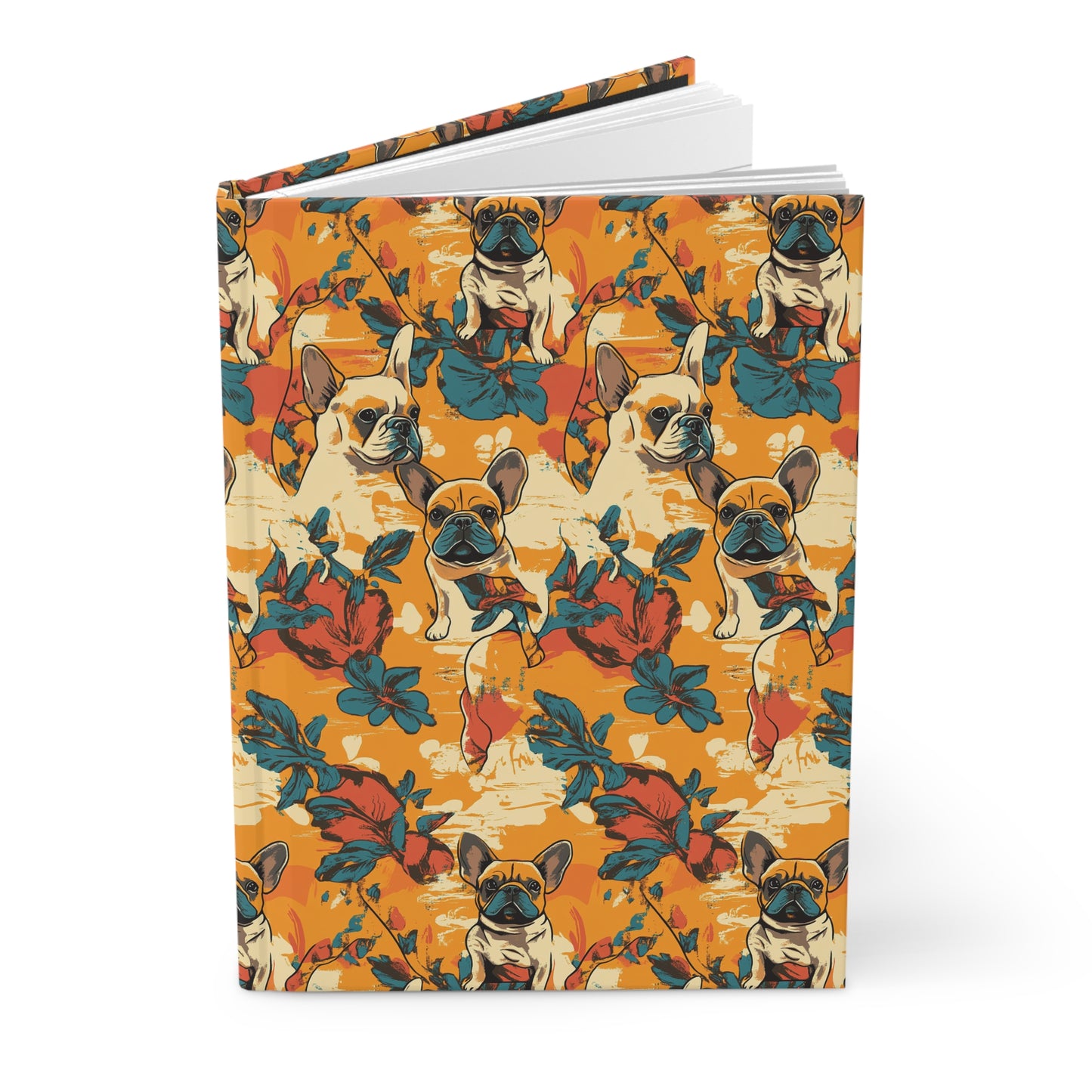 Frenchie Glow-Up Galore Hardcover Journal Matte