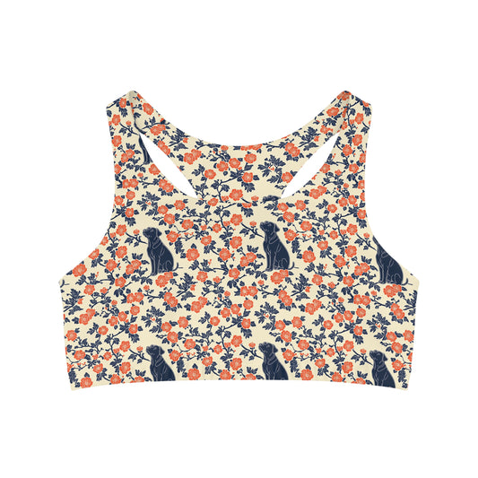 Bloomiful Lab Bouquet Seamless Sports Bra