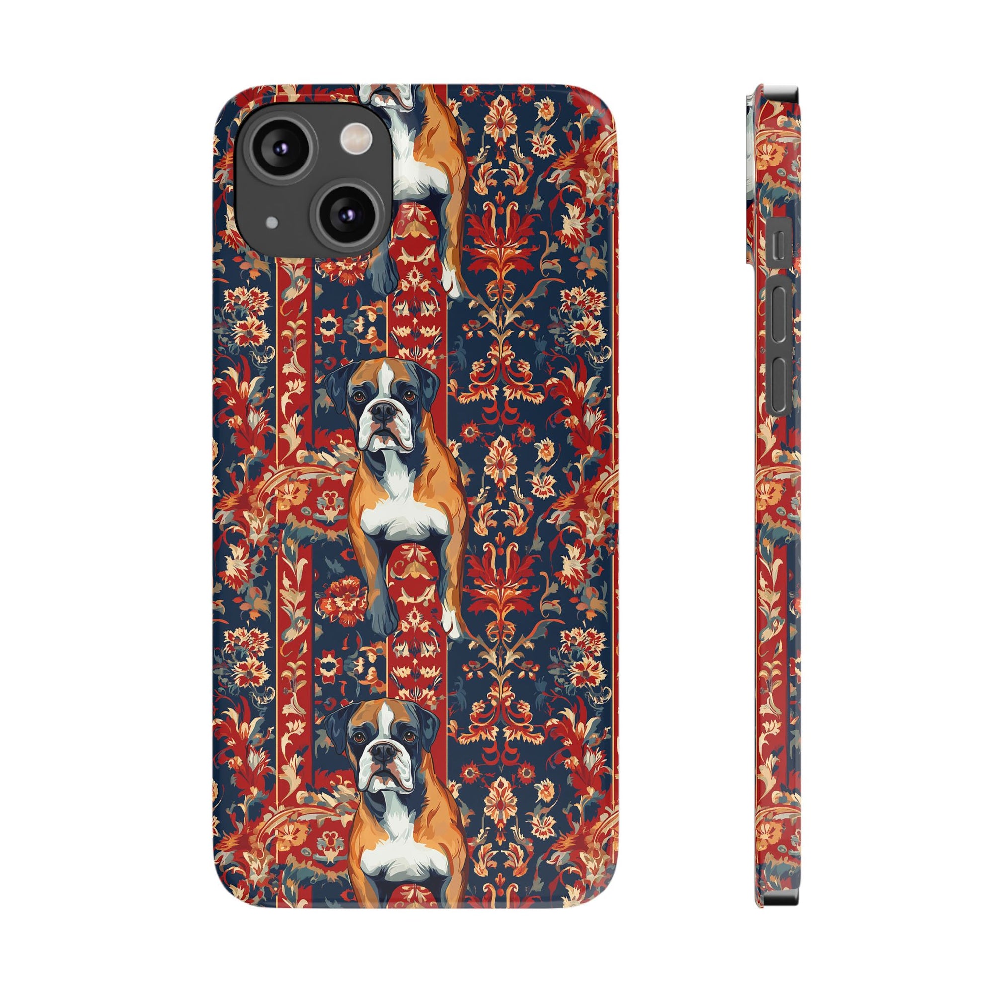 Boxer Blossom Tapestry Delight Slim Phone Cases