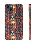 Boxer Blossom Tapestry Delight Slim Phone Cases