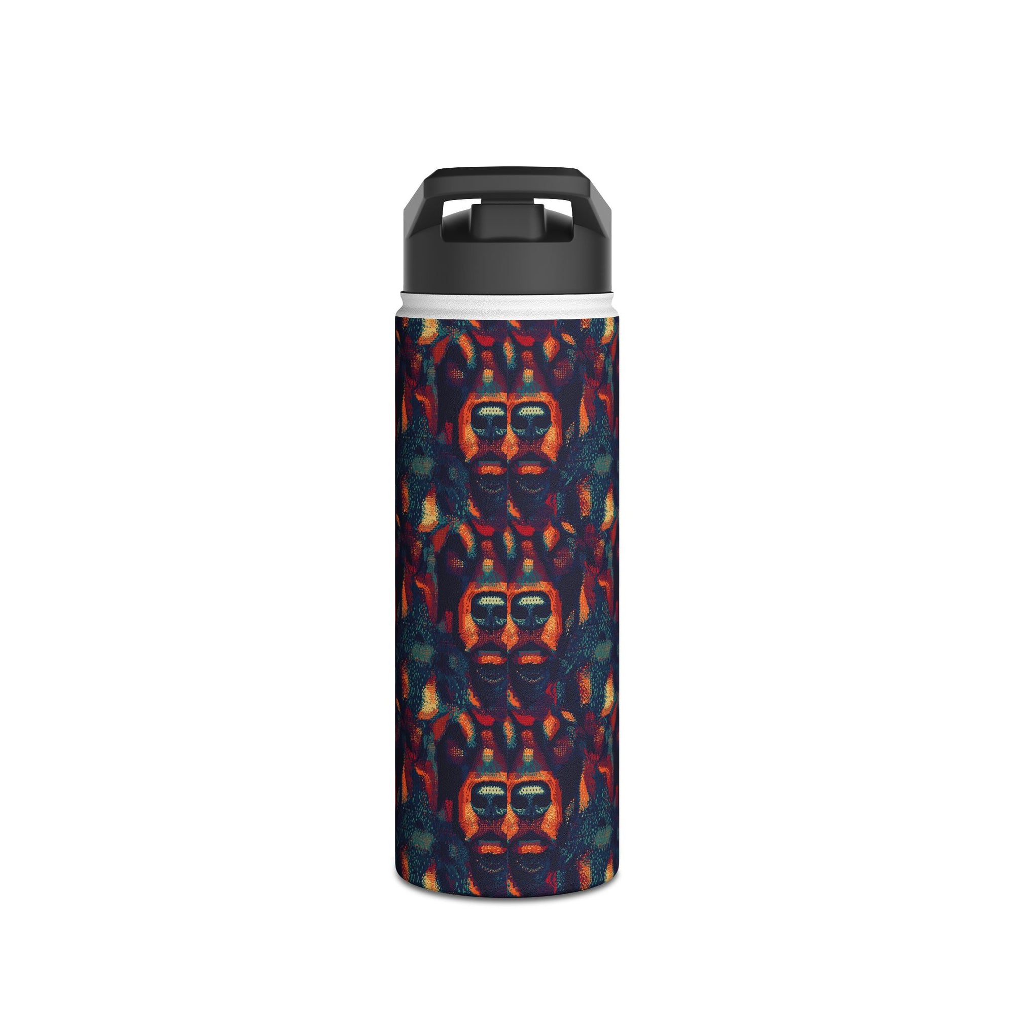 Rustic Rottie Charm Stainless Steel Water Bottle