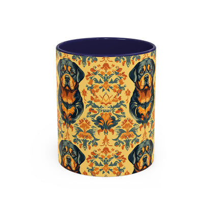 Royal Rottie Regalia Accent Coffee Mug