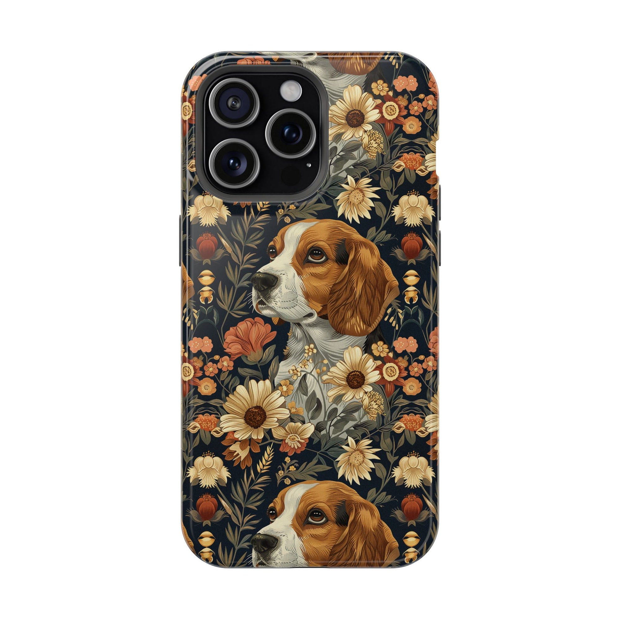 Beagle Blossoms Magnetic Tough Cases