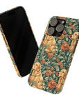 Blooming Goldie Glam Slim Phone Cases