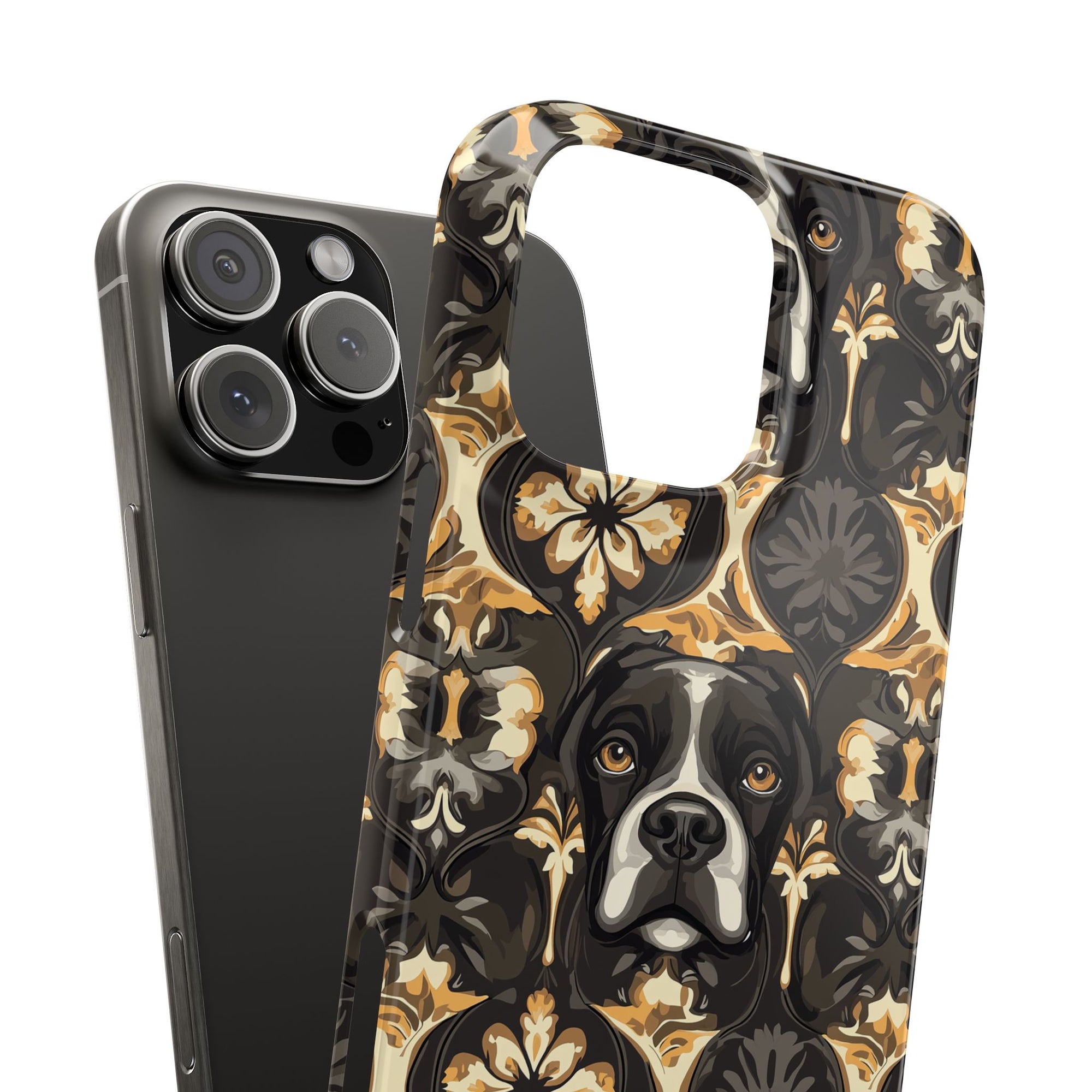 Manor Pup Boxer Royale Slim Phone Cases