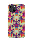 Glitchy Bulldog Blitz Slim Phone Cases