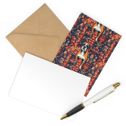 Boxer Blossom Tapestry Delight Postcards