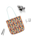 Bloom Pup Frenchietastic Splatter Canvas Tote Bag