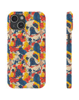 Bloom Pup Frenchietastic Splatter Slim Phone Cases