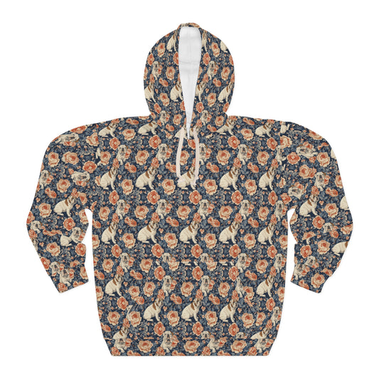 Blooming Bulldog Beauty Unisex Pullover Hoodie