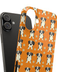 Boxer Blissful Chic Canine Slim Phone Cases