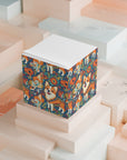 Corgi Carnival Couture Note Cube