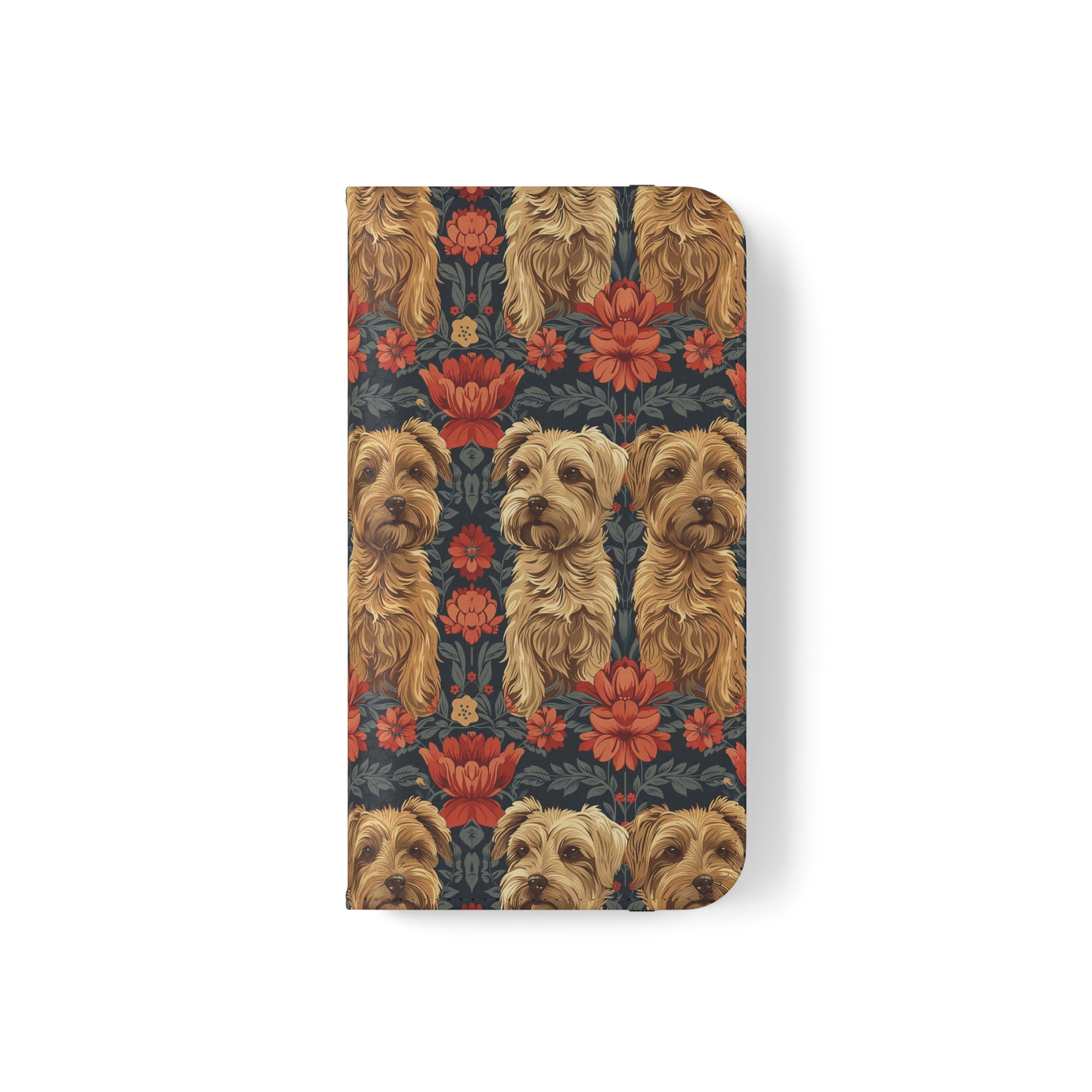 Yorkie Charm Twins Flip Cases