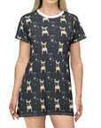 Frenchie Celestial Soar T-Shirt Dress