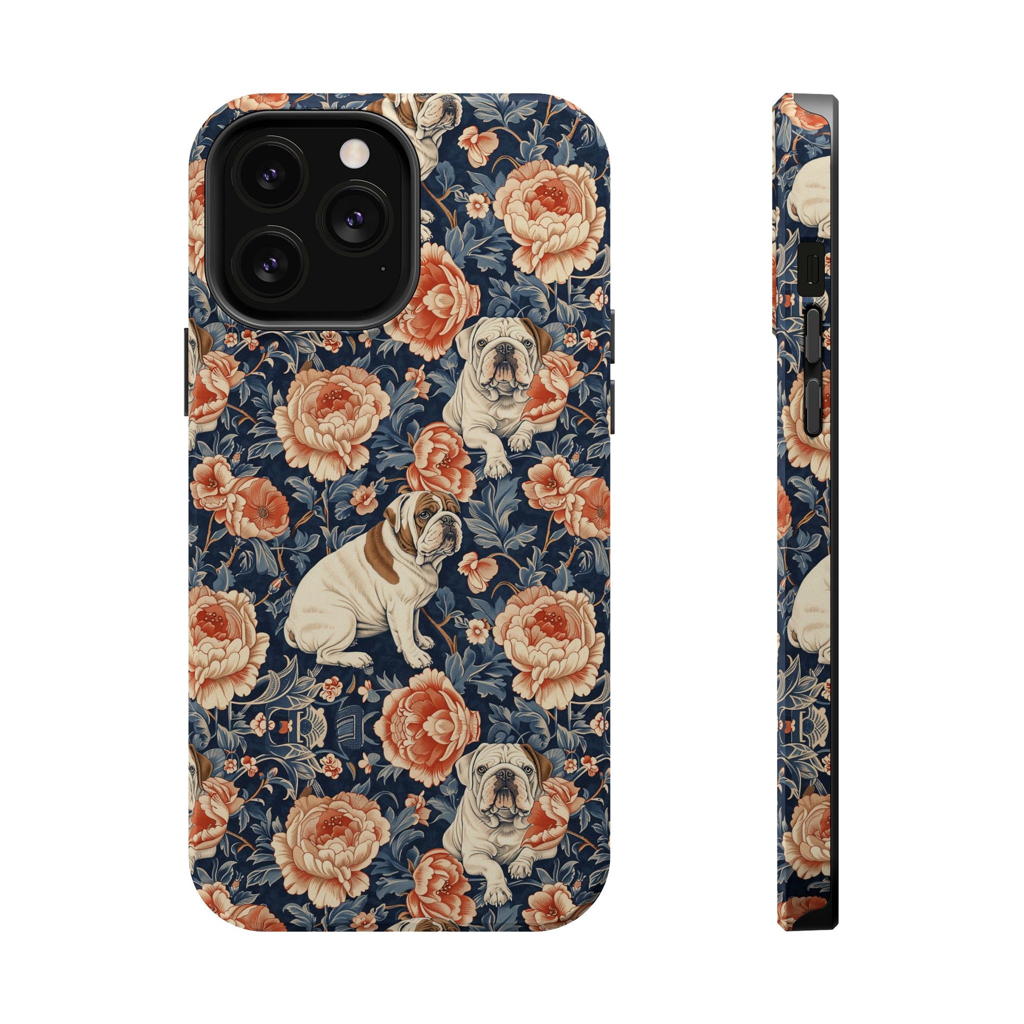 Blooming Bulldog Beauty Magnetic Tough Cases