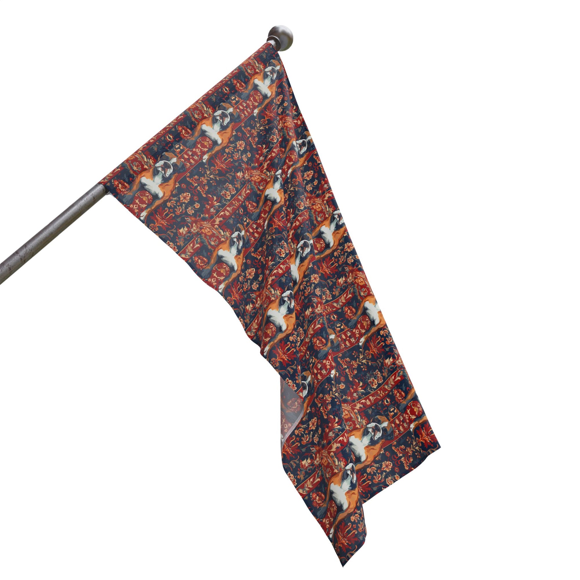 Boxer Blossom Tapestry Delight Flag