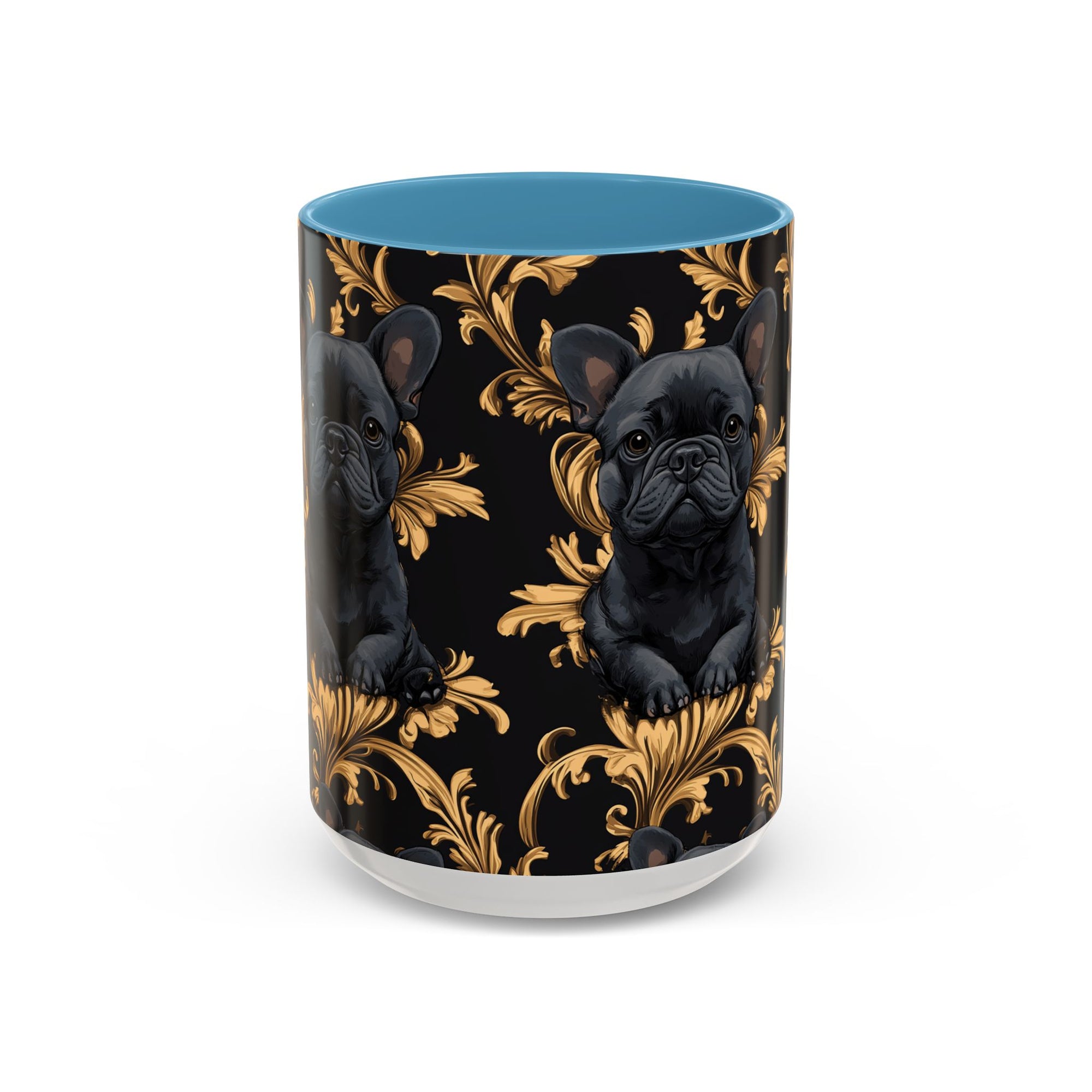 Regal Frenchie Noir Elegance Accent Coffee Mug