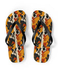 Chic Frenchie Charm Flip Flops