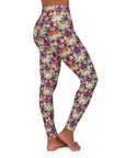 Glitchy Bulldog Blitz High Waisted Yoga Leggings