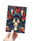 Gothic Rose Bulldog Noir Enchantment Postcards