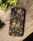 Beagle Blossom Bonanza Slim Phone Cases