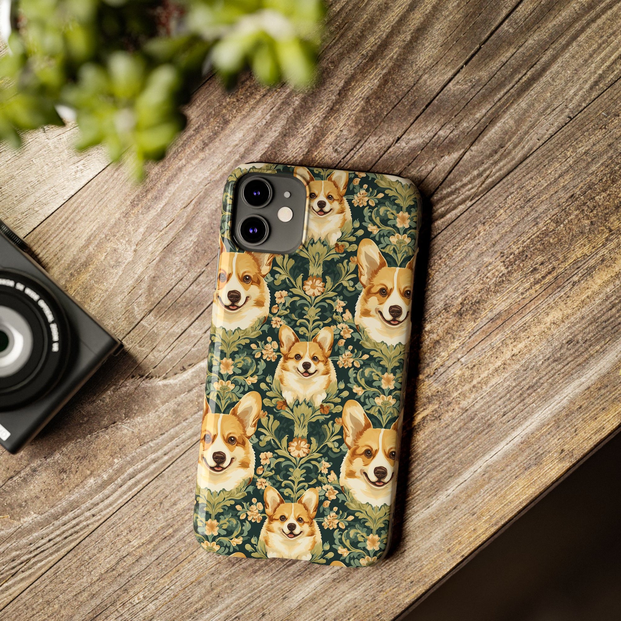 Corgi Charmz Slim Phone Cases