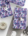 Funky Geometric Boxerista Wrapping Paper