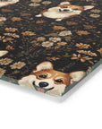 Nighttime Corgi Glow Stride Cutting Board