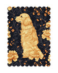 Golden Paws Floral Frenchie Postcards