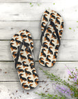 Whimsical Dachsund Dreamcatcher Flip Flops