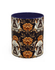 Bloomingly Bulldogistic Bouquet Accent Coffee Mug