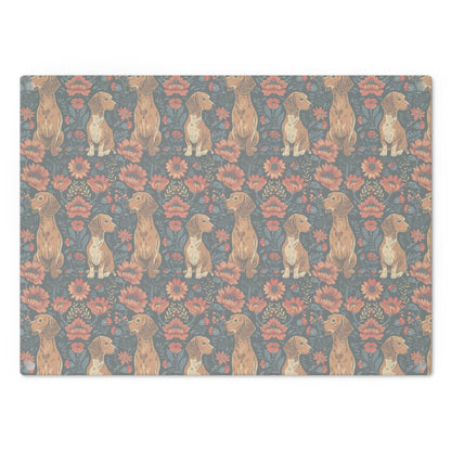 Floral Pawsome Dachsund Delight Cutting Board