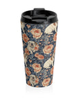 Blooming Bulldog Beauty Stainless Steel Travel Mug