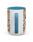 Blossoming Dachshunds Delight Accent Coffee Mug