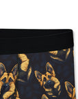 Majestic Hound Couture: German Shepherd LuxeBlend Men's Boxers