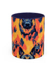 Impressionistic German Shepherds Accent Coffee Mug