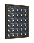 Frenchie Celestial Soar Matte Canvas, Framed