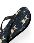 Frenchie Celestial Soar Flip Flops