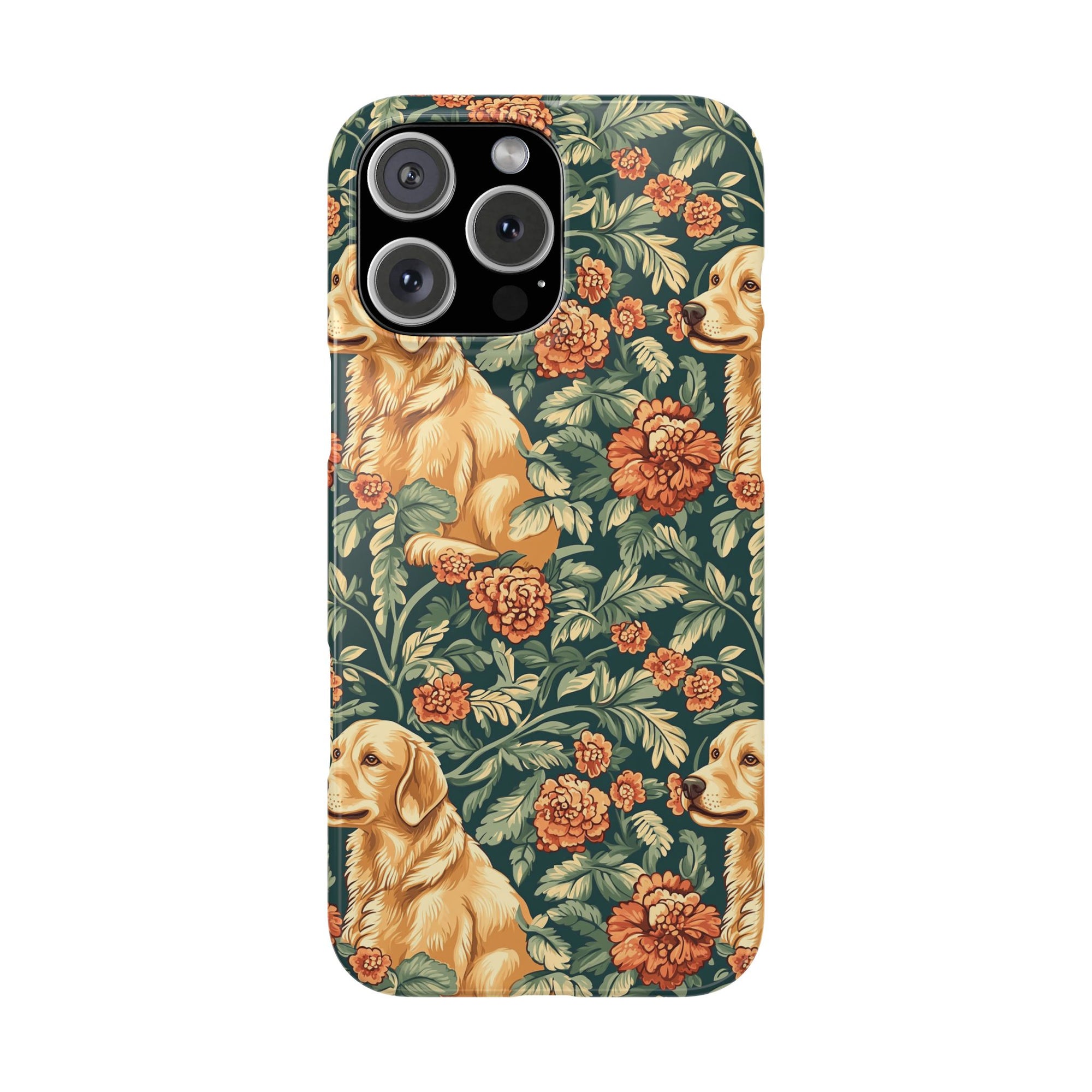 Blooming Goldie Glam Slim Phone Cases