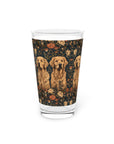 Fanciful Golden Paradise Blossom Pint Glass