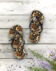 Beagle Blossoms Flip Flops