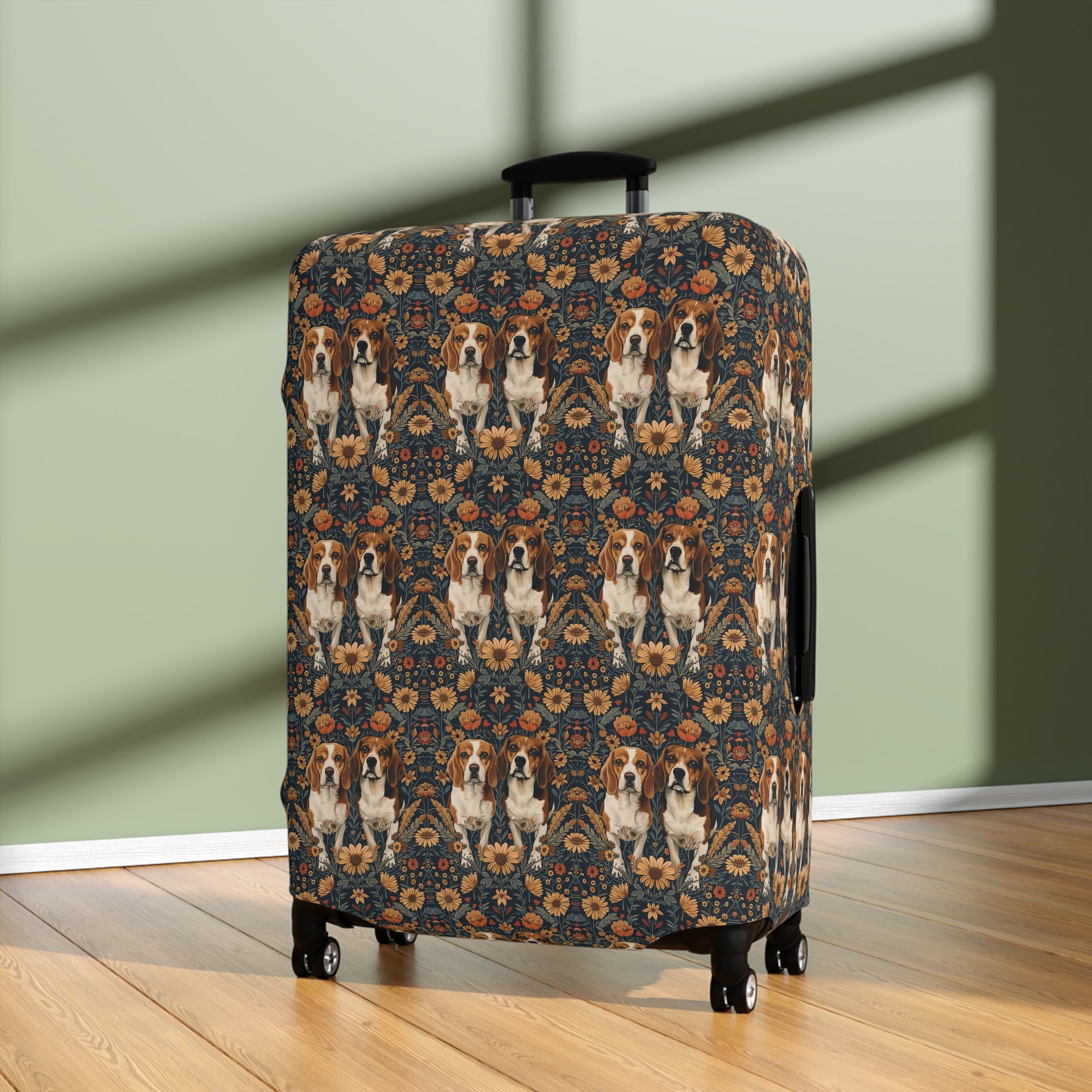 Beagle Buddies Meadow Magic Luggage Cover