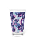 Funky Geometric Boxerista Pint Glass