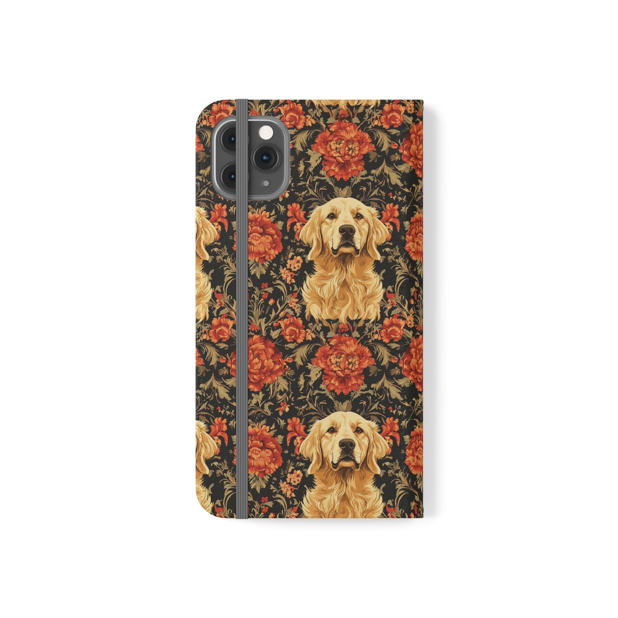 Golden Pawsatronic Tapestry Flip Cases