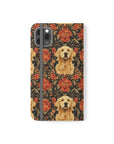 Golden Pawsatronic Tapestry Flip Cases